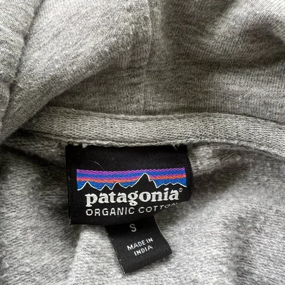 COPY - Patagonia size S hoodie with kangaroo pocket. Pullover. Gray. Organic co… - Picture 5 of 7